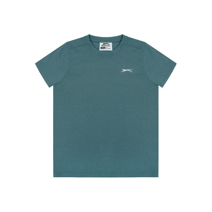 Slazenger Boys Blue  Plain Tee Shirt in Size 9 - 10 Years, Sports Direct