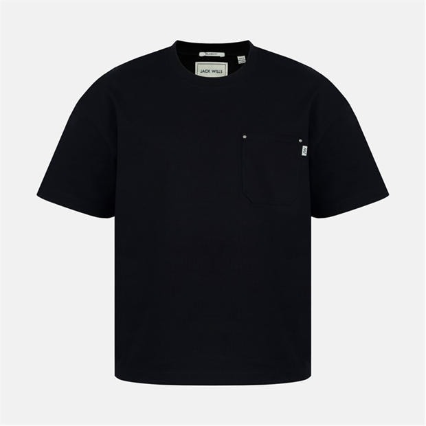 Black - Jack Wills - Men's Oversized T-Shirt
