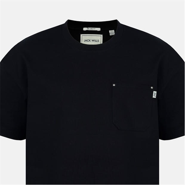 Black - Jack Wills - Men's Oversized T-Shirt