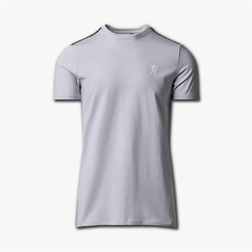Gym King - Gym King Taped Jersey Tee - Light Grey