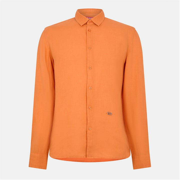 Diesel Men's Orange Regular Fit T-Shirt in Size XS, Sports Direct