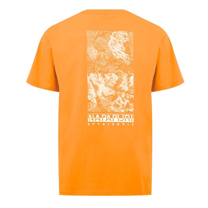 Napapijri Men's Yellow Graphic T-Shirt in Size 2XL, Sports Direct