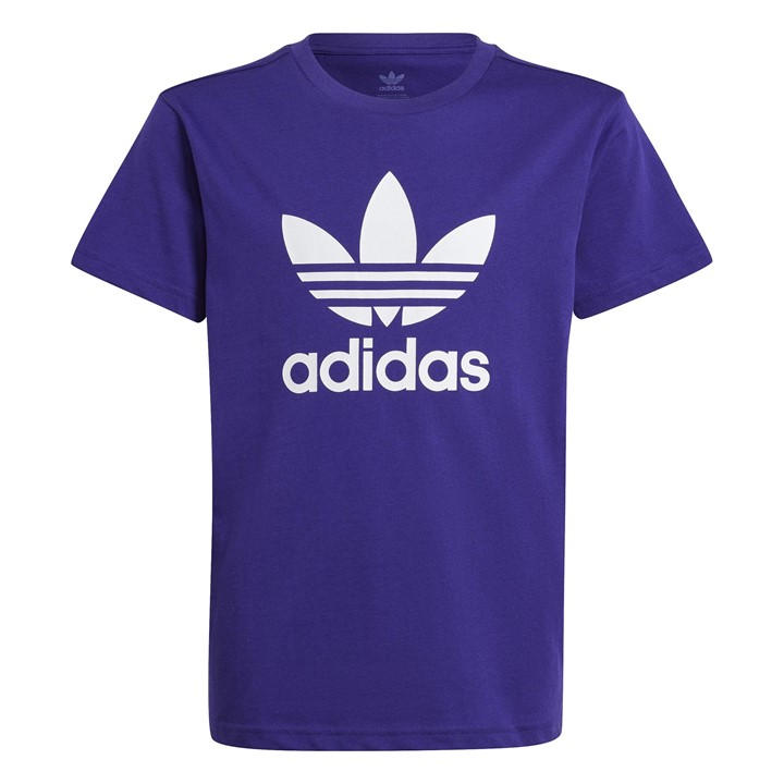 Adidas Originals  Kids Purple Adidas Adicolor Tref in Size 7 - 8 Years, Sports Direct