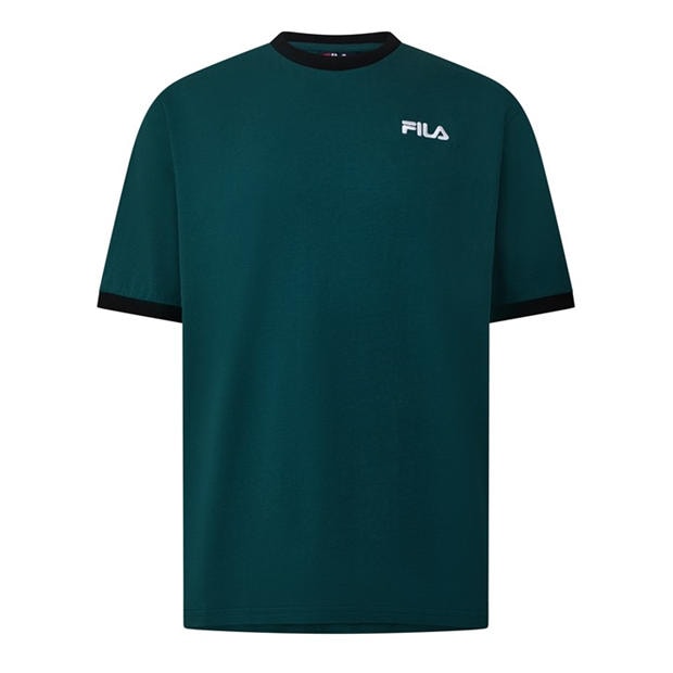 Mediterranea - Fila - Mens Aster Graphic Logo Ringer T-Shirt