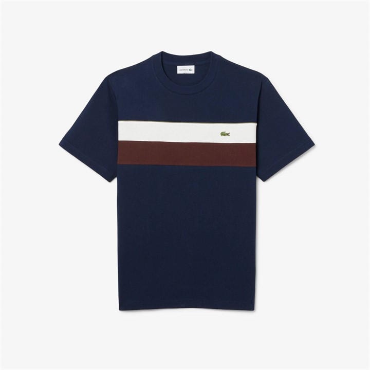 Lacoste Men' Blue T-Shirt in Size S, Sports Direct