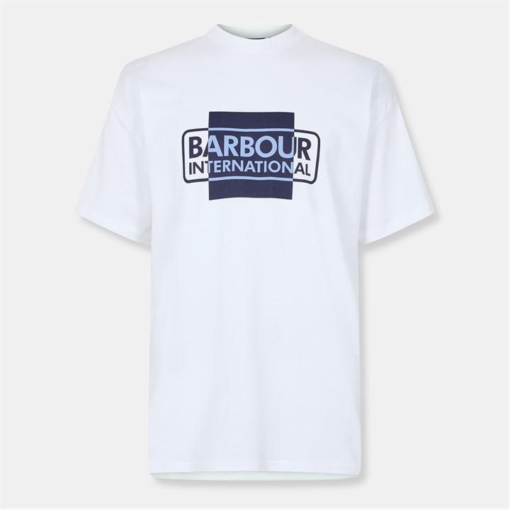 International  Men's  Short-Sleeved Cotton Divide T-Shirt, Football by Barbour  in Size 2XL, Sports Direct