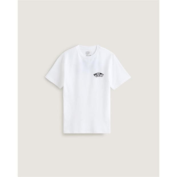 White - Vans - Vans Back Print Tee Juniors