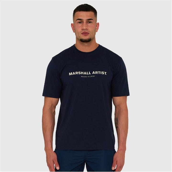 Marshall Artist Men's Coastal Regular Fit T-Shirt Blue Large - Image 2