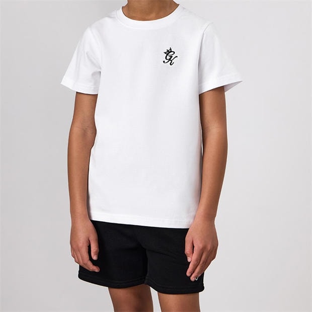 White - Gym King - Gym King Mini Fundamental Tee - Seafoam