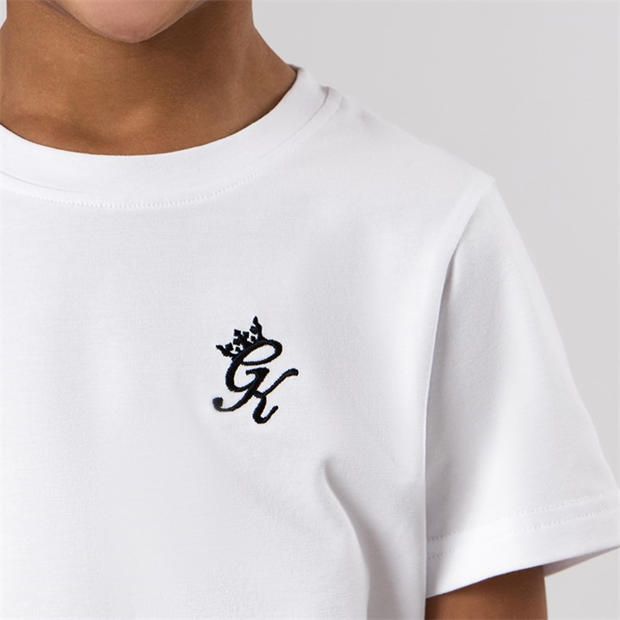 White - Gym King - Gym King Mini Fundamental Tee - Seafoam