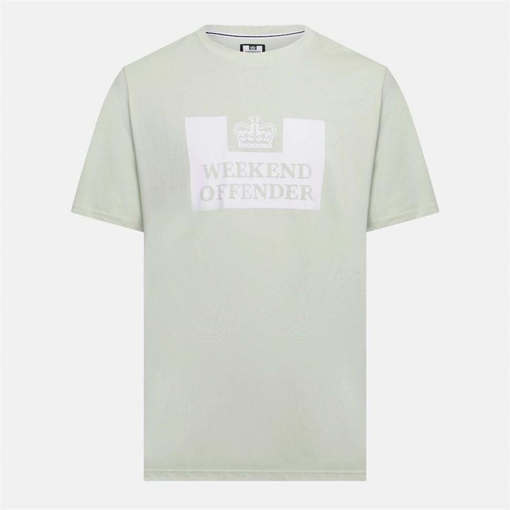 Weekend Offender Men's White Weekend Mcmoney T in Size M, Sports Direct