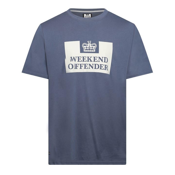Weekend Offender Men' Blue Weekend Mcmoney T in Size S, Sports Direct