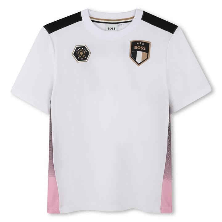 Boss Boys White Kids' Logo T-Shirt in Size 11 - 12 Years, Sports Direct