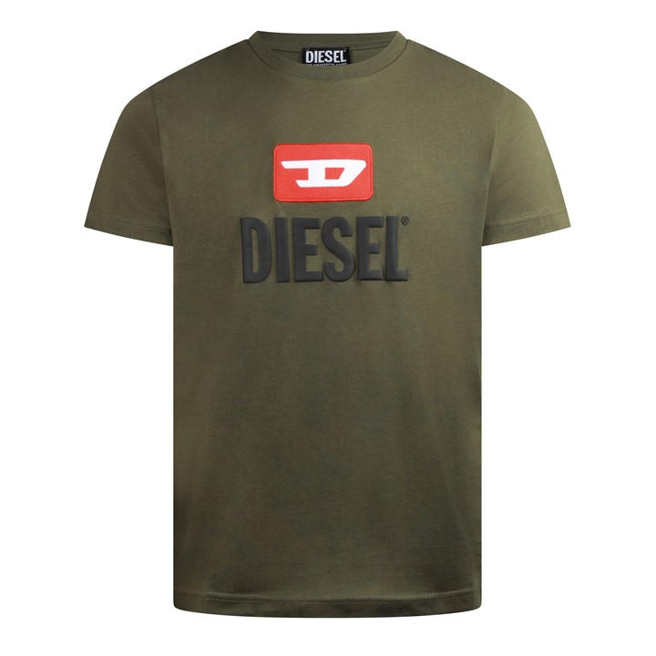 Diesel Men' Brown T-Diego-Crew T-Shirt in Size S, Sports Direct