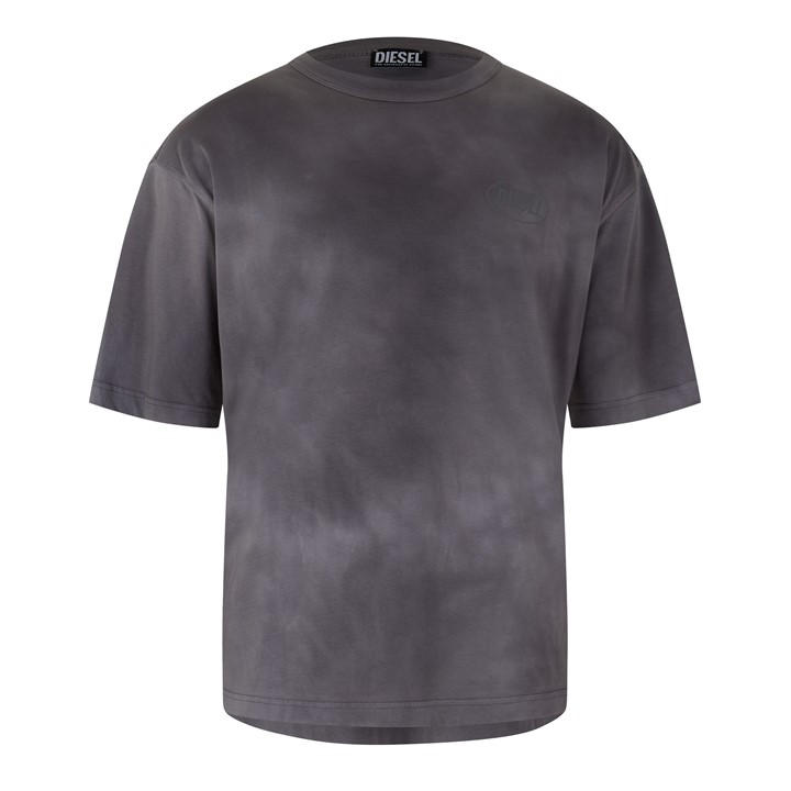 Diesel Men's Black T-Wash-Out T-Shirt in Size L, Sports Direct