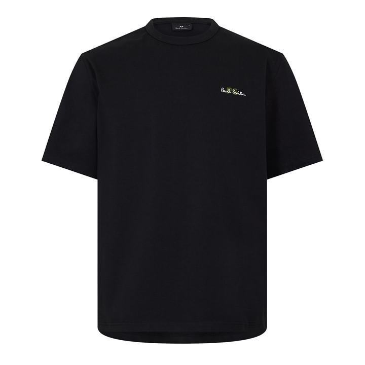 Ps Paul Smith Men's Black Drop Shoulder T-Shirt in Size XL, Sports Direct