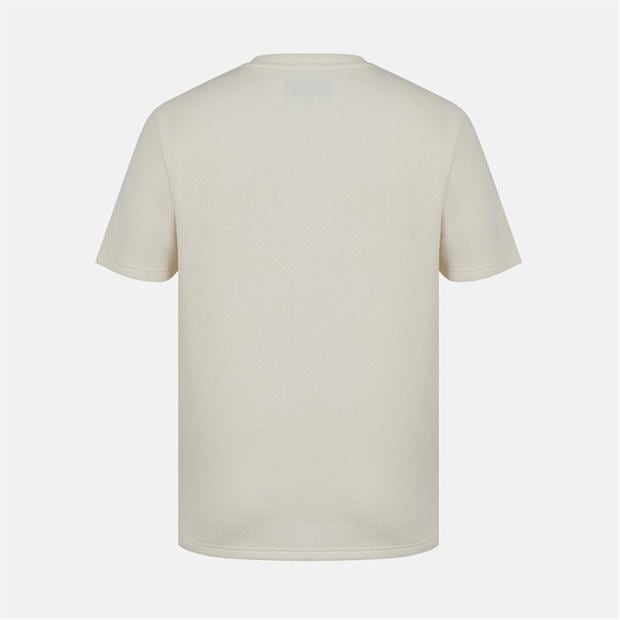Beige - Jack Wills - Men's JW Bubble Texture Cotton Short Sleeve Crew Neck Oversized T-Shirt