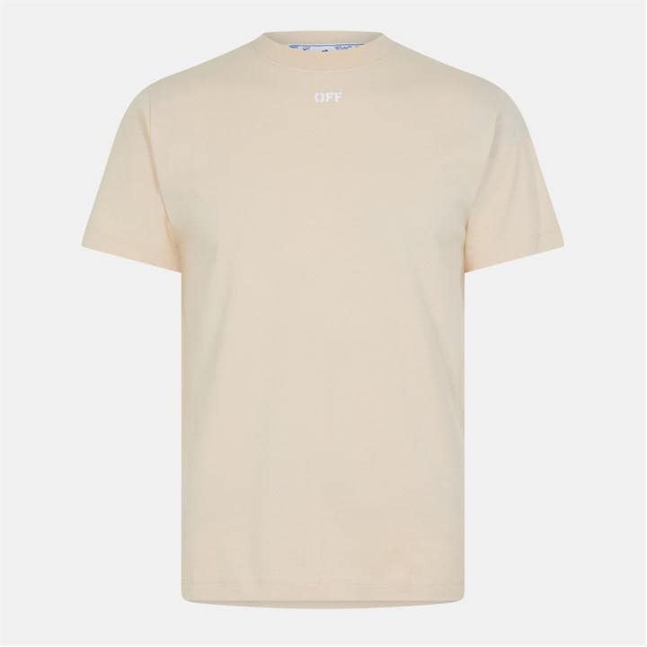 Off White Men's  Brick Arrow Crew Neck Short Sleeve T-Shirt in Size XS, Sports Direct