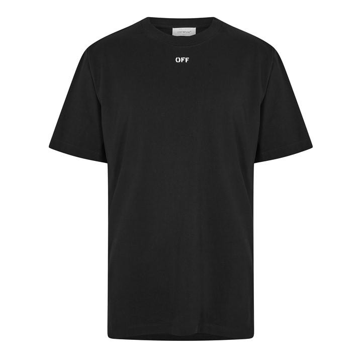 Off White Men'  Brick Arrow Crew Neck Short Sleeve T-Shirt in Size S, Sports Direct