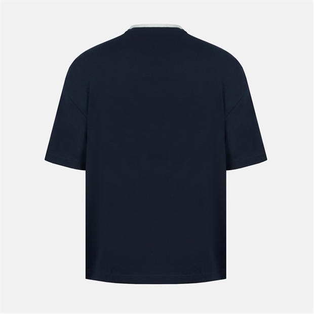 Navy - Jack Wills - Men's V-Neck Short Sleeve Oversized T-Shirt
