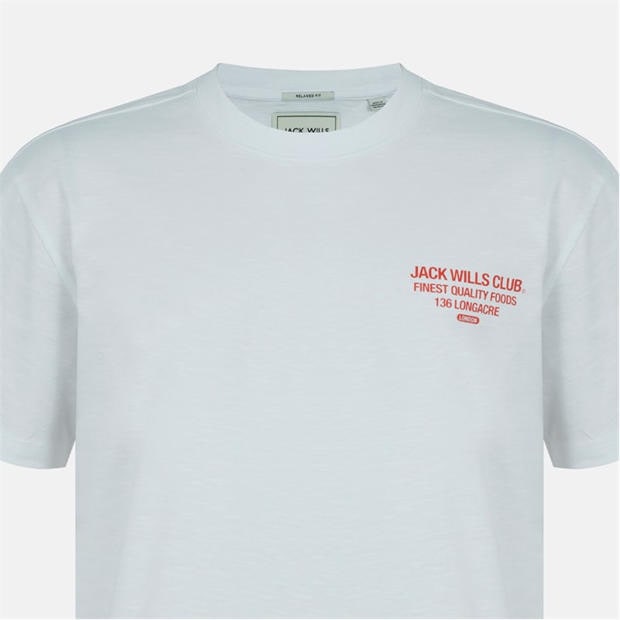 Oyster Print - Jack Wills - Men's Oversized T-Shirt