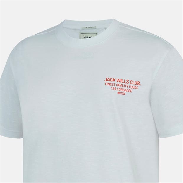Oyster Print - Jack Wills - Men's Oversized T-Shirt