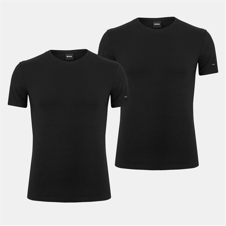 Boss Men' Black Spirit Regular Fit T-Shirt in Size S, Sports Direct