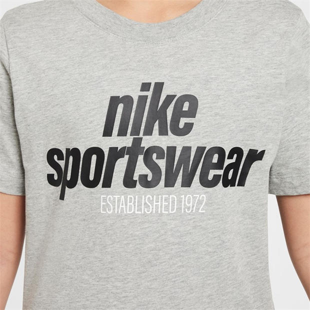 Dk Grey Heather - Nike - Nike K NSW T Clb FAM Jn99