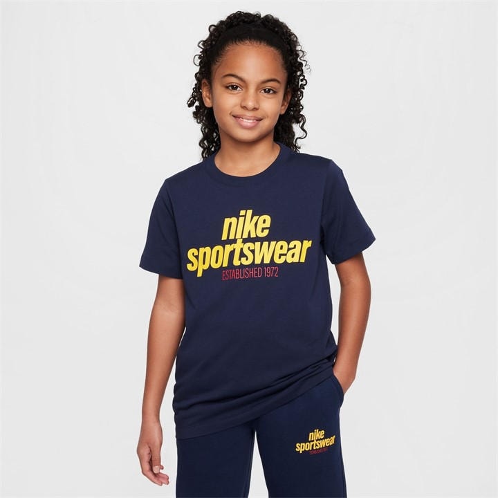 Nike  Kids Blue Kids' Club T-Shirt in Size 13 - 14 Years, Sports Direct
