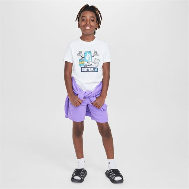 White - Nike - Kids' Got 'Em Boxy T-Shirt