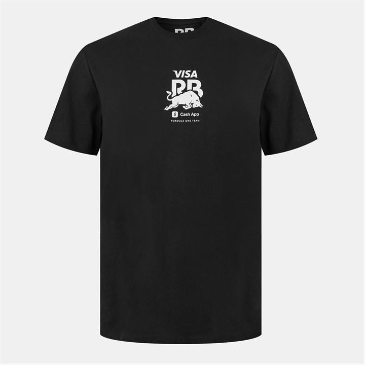 Hugo Men's Black X Racing Bulls T-Shirt in Size M, Sports Direct