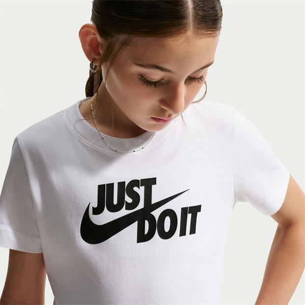 White - Nike - Kids' T-Shirt