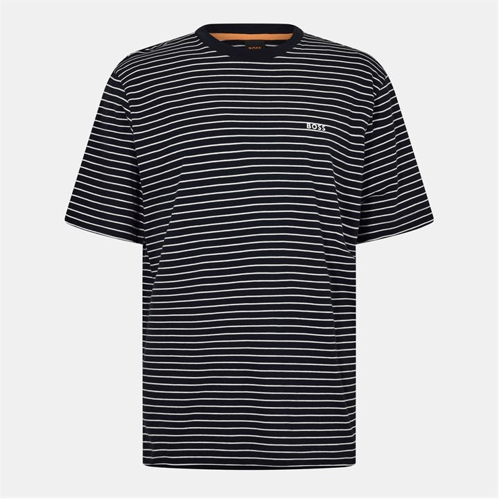 Boss Men' White Talesstripe T-Shirt in Size S, Sports Direct