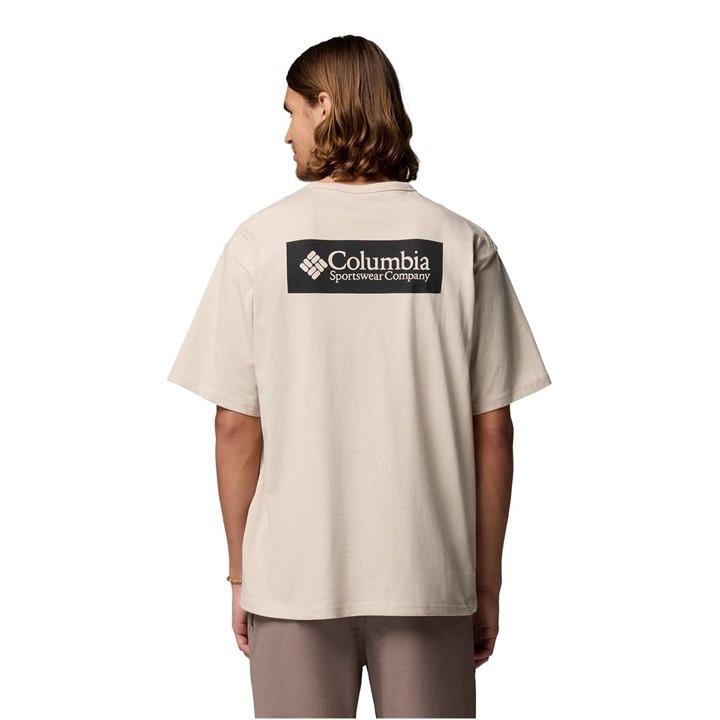 Columbia Men's Beige Csc™ Heavyweight Tee in Size XL, Sports Direct