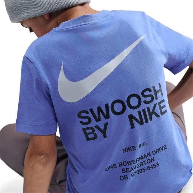 Comet Blue/Lt S - Nike - Kids' Athlete T-Shirt