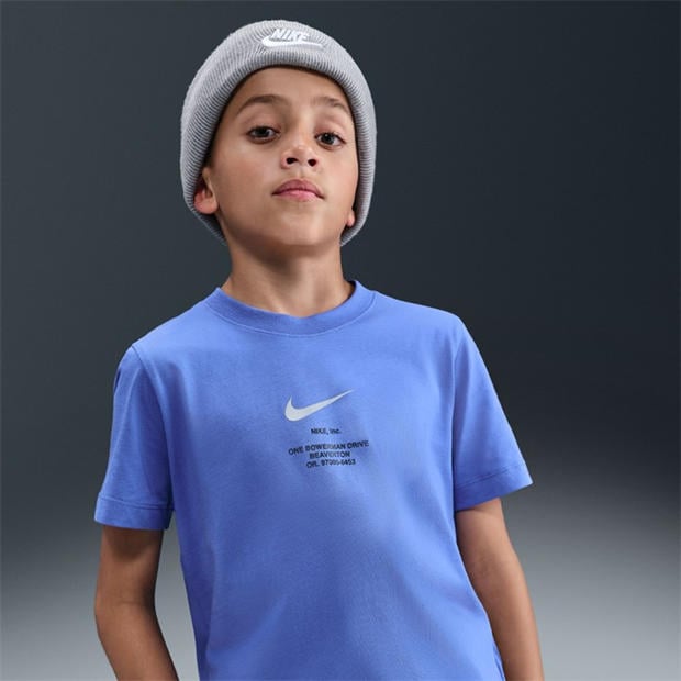 Comet Blue/Lt S - Nike - Kids' Athlete T-Shirt