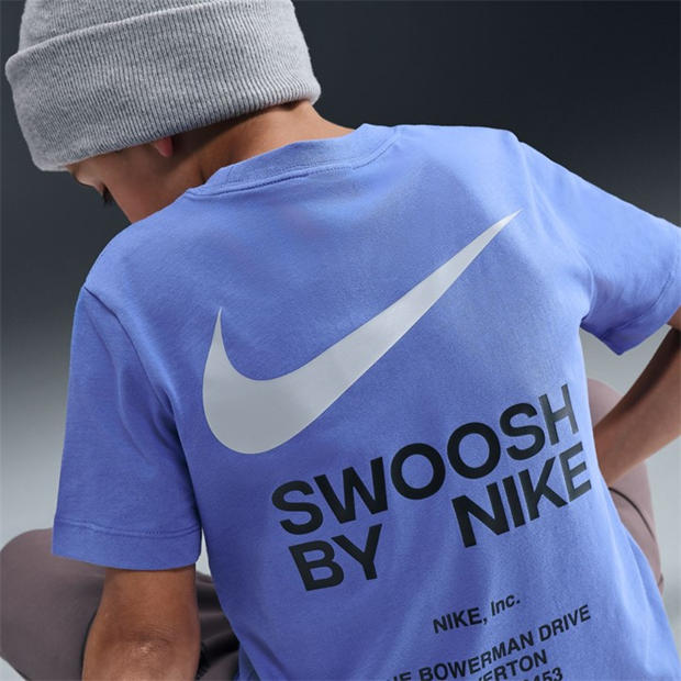 Comet Blue/Lt S - Nike - Kids' Athlete T-Shirt