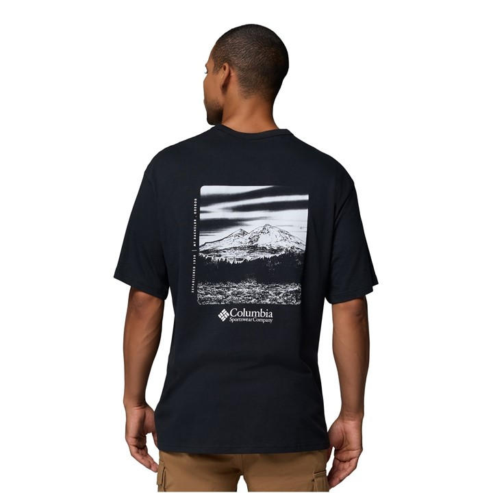 Columbia Men's Black Csc™ Heavyweight Tee in Size XL, Sports Direct