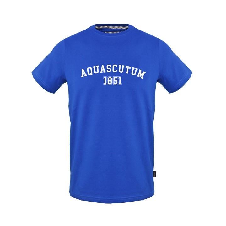 Aquascutum Men' Blue T-Shirt in Size S, Sports Direct