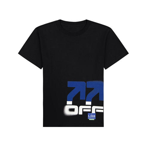 L AB Off White - Kids' Large Logo T-Shirt