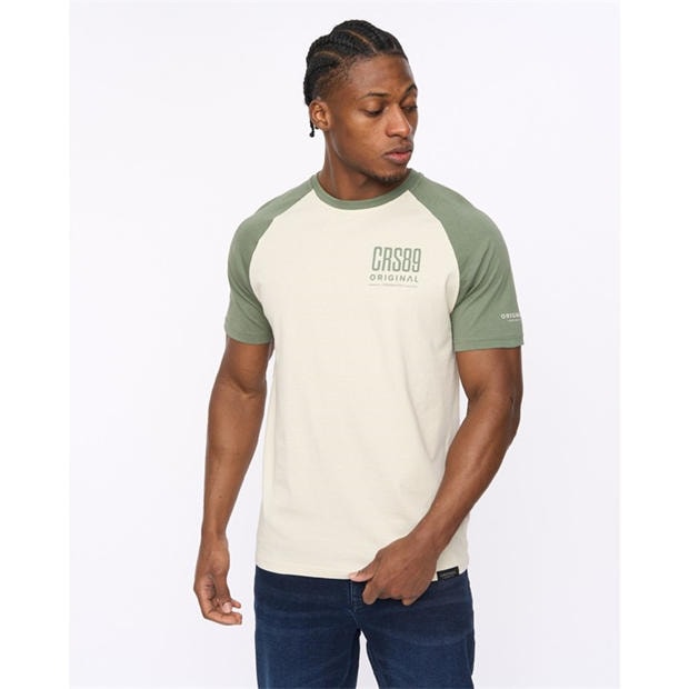 OLIVE - Crosshatch - CH Bretsby T-Shirts Sn64