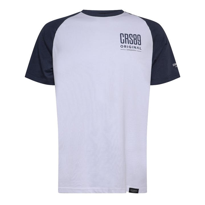 Crosshatch Men's Blue Ch Bretsby T-Shirts Sn64 in Size XL, Sports Direct