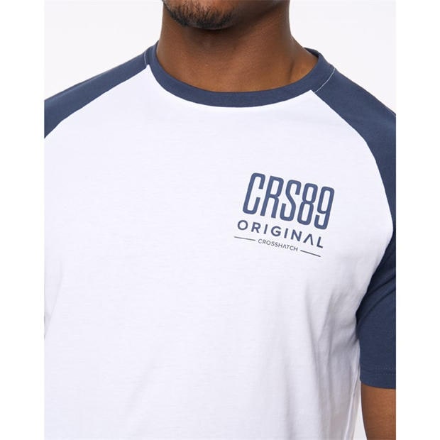 NAVY - Crosshatch - CH Bretsby T-Shirts Sn64