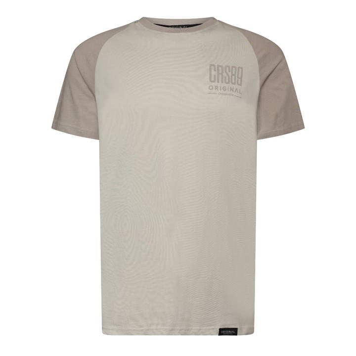 Crosshatch Men's Neutral Ch Bretsby T-Shirts Sn64 in Size XL, Sports Direct