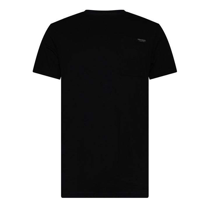 Crosshatch Men's Black Ch Portville T-Shirt Sn64 in Size M, Sports Direct