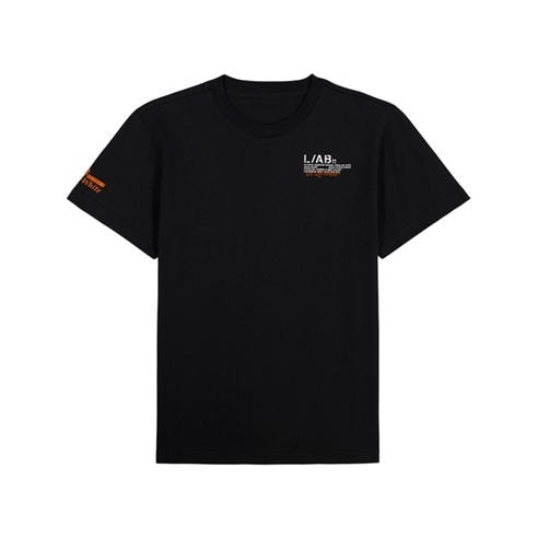 L AB Off White - Boys' Graphic Cotton Short-Sleeve Regular-Fit T-Shirt