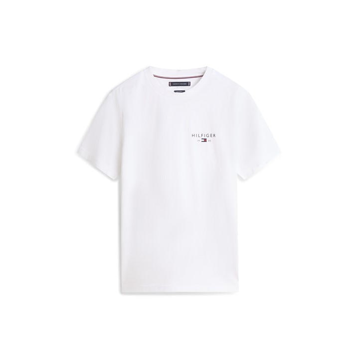 Tommy Hilfiger Men's White Brand Love T-Shirt in Size 2XL, Sports Direct