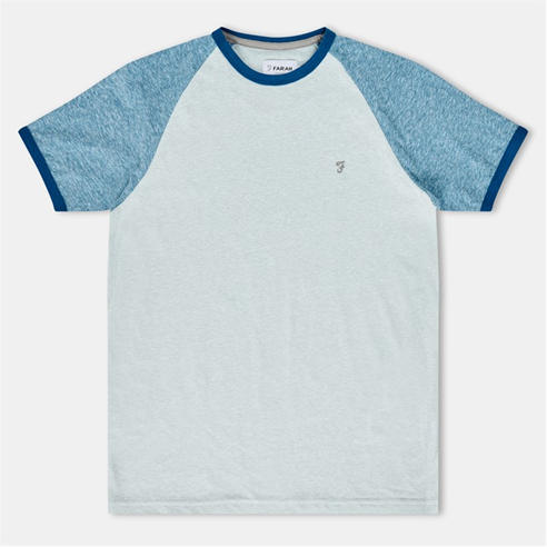 Farah - Unisex Kids' Injection Slub Ringer Short Sleeve T-Shirt
