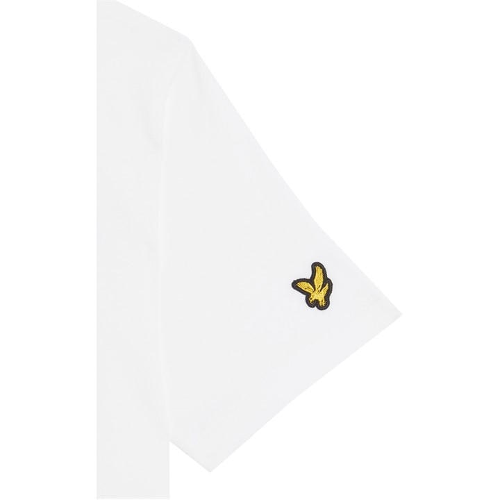 Lyle And Scott Boys White Kids' Logo Regular Fit T-Shirt in Size 9 - 10 Years, Sports Direct