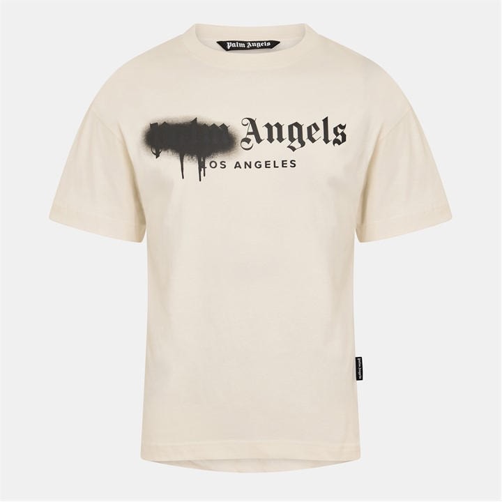 Palm Angels Men's White Spray T-Shirt in Size XL, Sports Direct